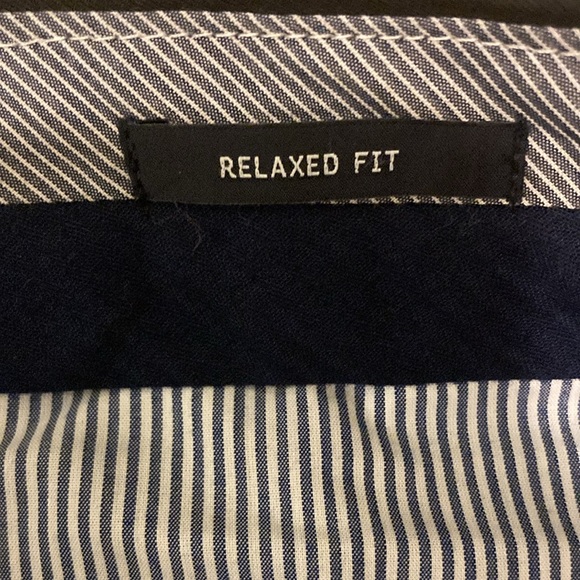 Gap Very Dark Blue Tailored Relaxed Fit Men’s Trousers or Pants Like New 31 X 34 - Picture 7 of 9